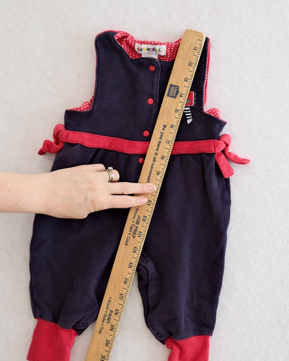 Vintage Gymboree Hi Ho Sailor Pique Romper: 12m