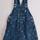 Y2K Carter’s Floral Embroidered Denim Overall Dress: 5y