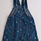 Y2K Carter’s Floral Embroidered Denim Overall Dress: 5y