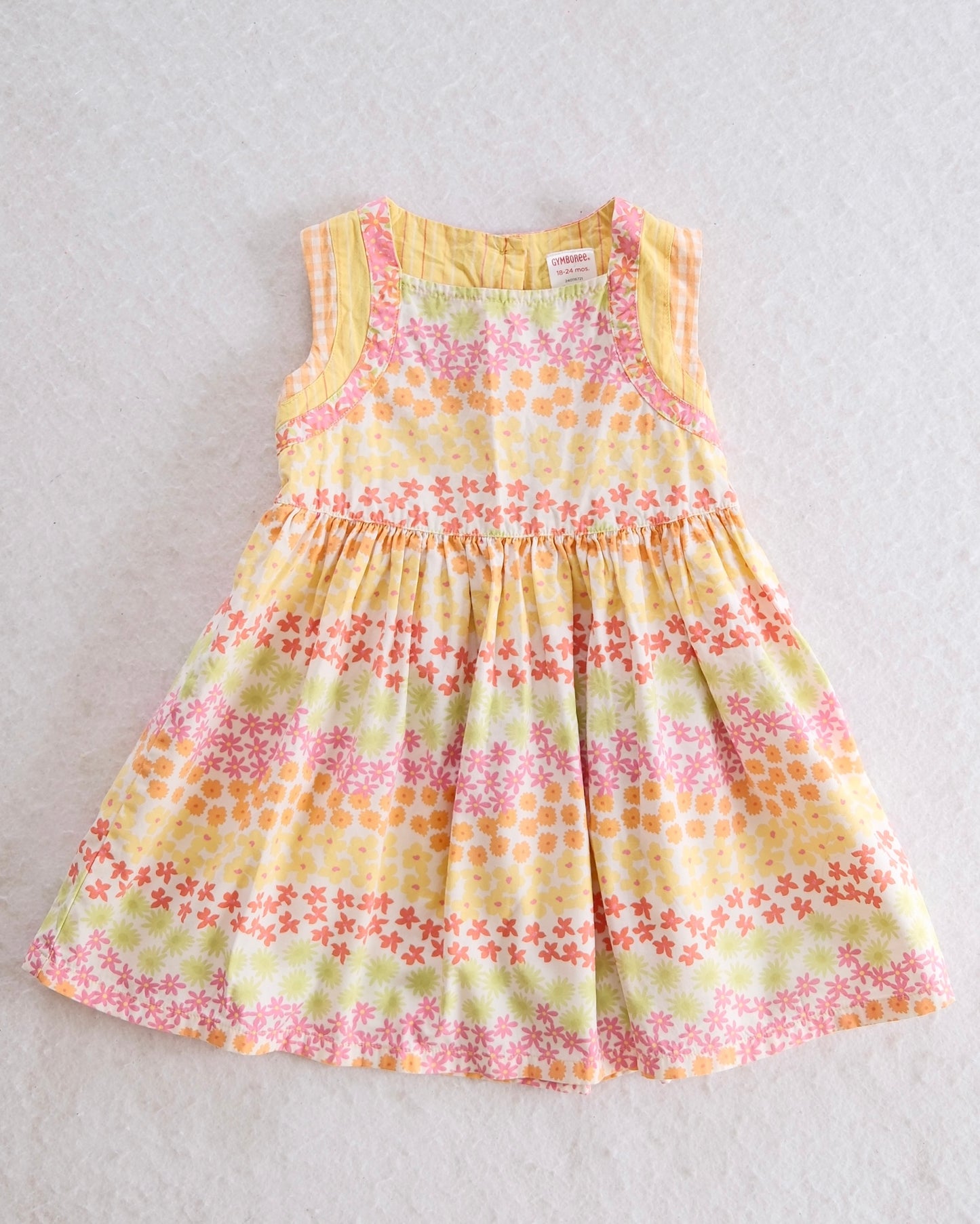 Vintage Gymboree Freshly Picked Yellow Floral Toddler Dress: 18–24m