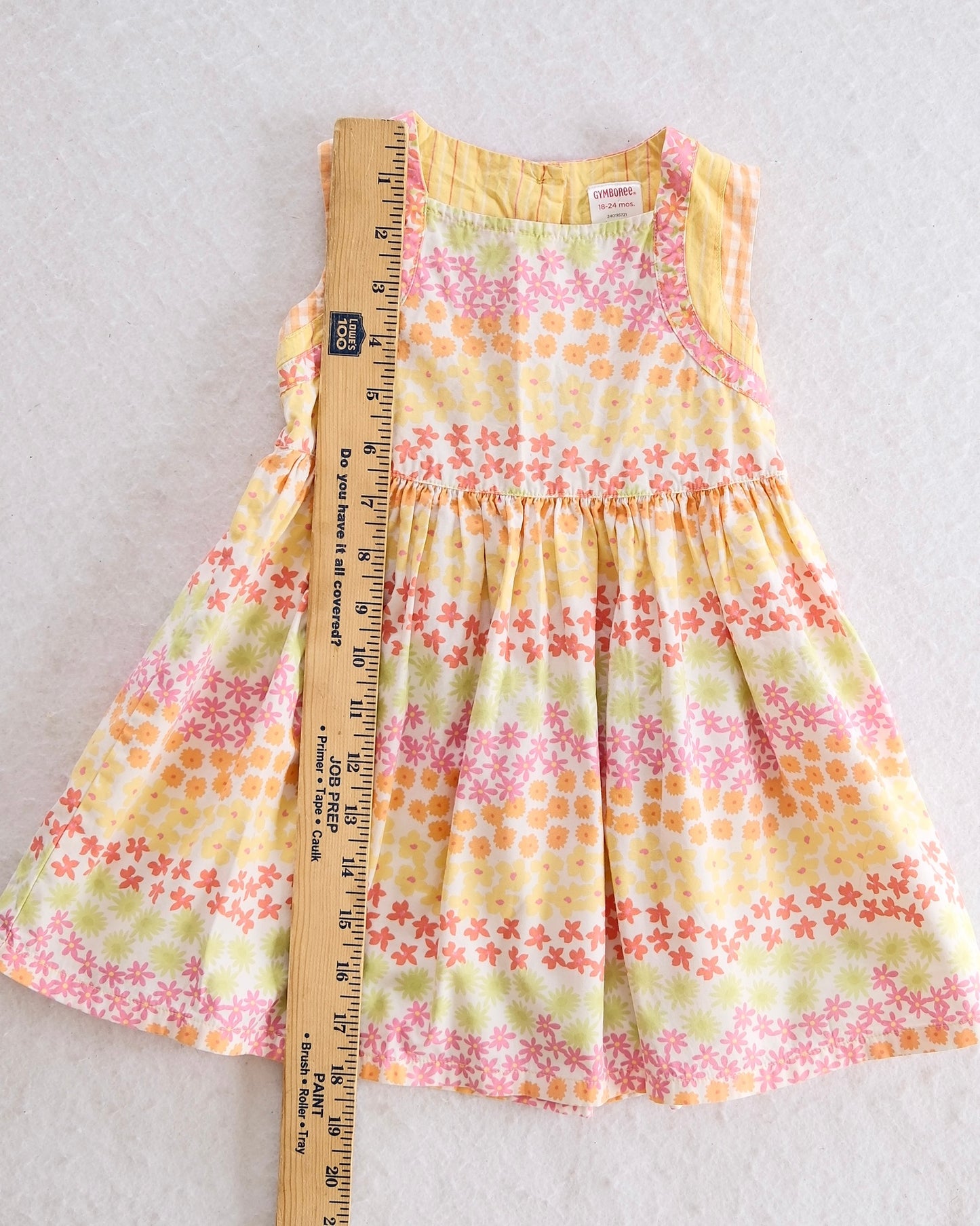 Vintage Gymboree Freshly Picked Yellow Floral Toddler Dress: 18–24m