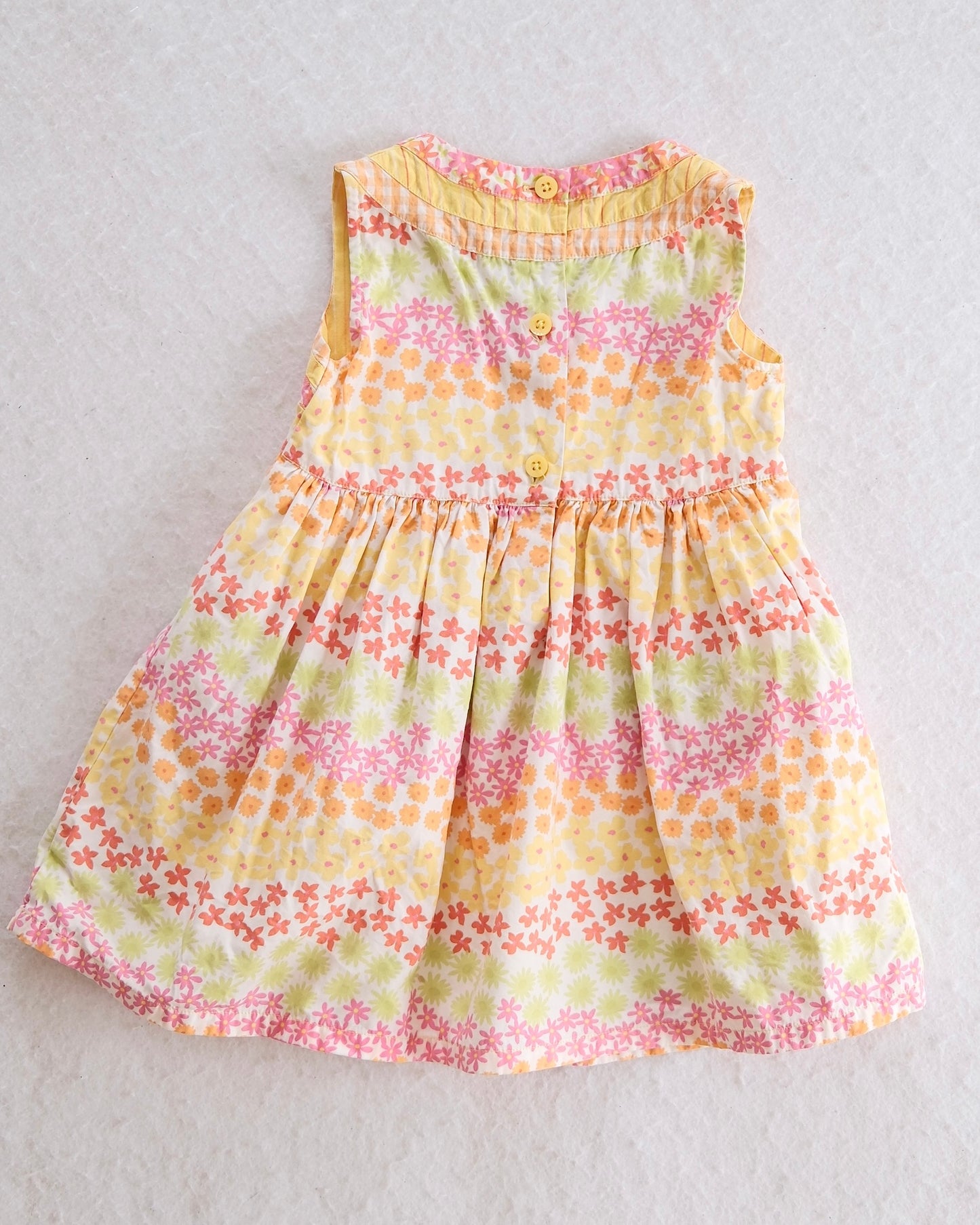 Vintage Gymboree Freshly Picked Yellow Floral Toddler Dress: 18–24m