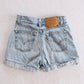 Vintage Levi’s Light Wash Denim Kids Shorts: 7y