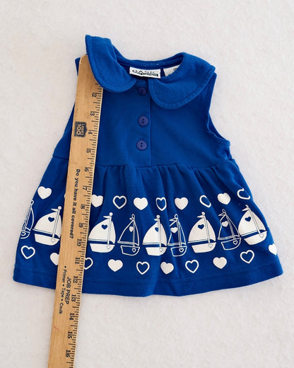 Vintage Basic Editions Sailboat + Hearts Set: 12m