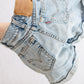 Vintage Levi’s Light Wash Denim Kids Shorts: 7y