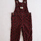 2010s OshKosh Floral Corduroy Baby Overalls: 18m