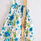 Y2K Gymboree Sea Splash Blue Ocean Floral Smocked Toddler Dress: 2T