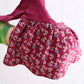 Vintage Gymboree Autumn Florals Burgundy Baby Dress: 3-6m