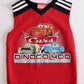 Y2K Disney Pixar Cars DinoCo 400 Red Toddler Tank: 4T?