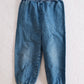 Vintage Toddler Elastic Waist Denim Jogger Pants: 3T