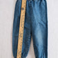 Vintage Toddler Elastic Waist Denim Jogger Pants: 3T