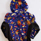 Vintage Molehill Mountain Space Print Fleece Hooded Jacket Toddler Coat: 4/5T