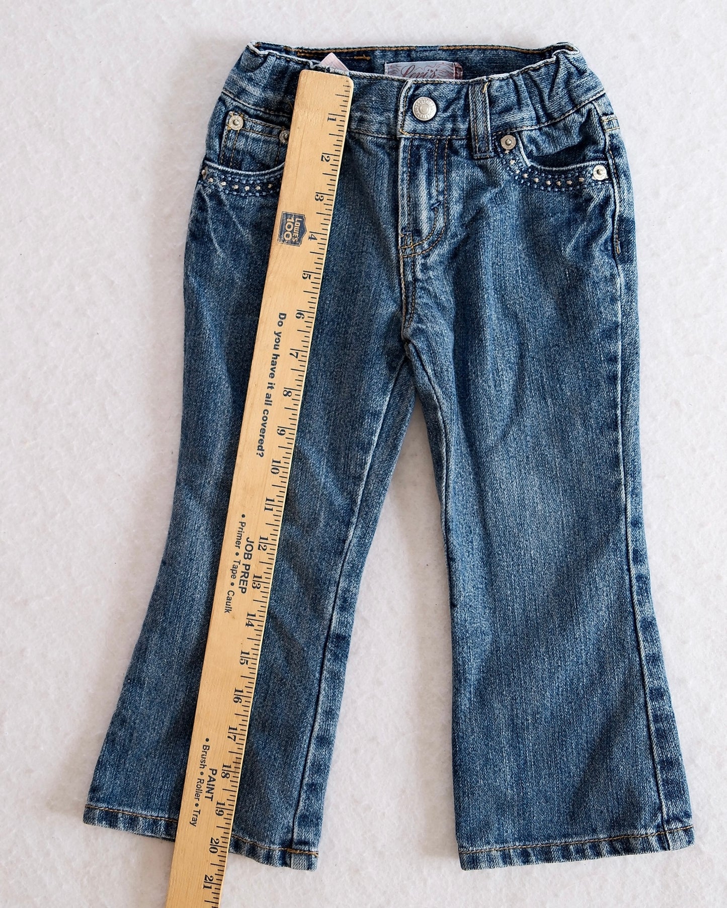 Y2K Levi’s Glittery Embroidered Back Pocket Toddler Jeans: 3T