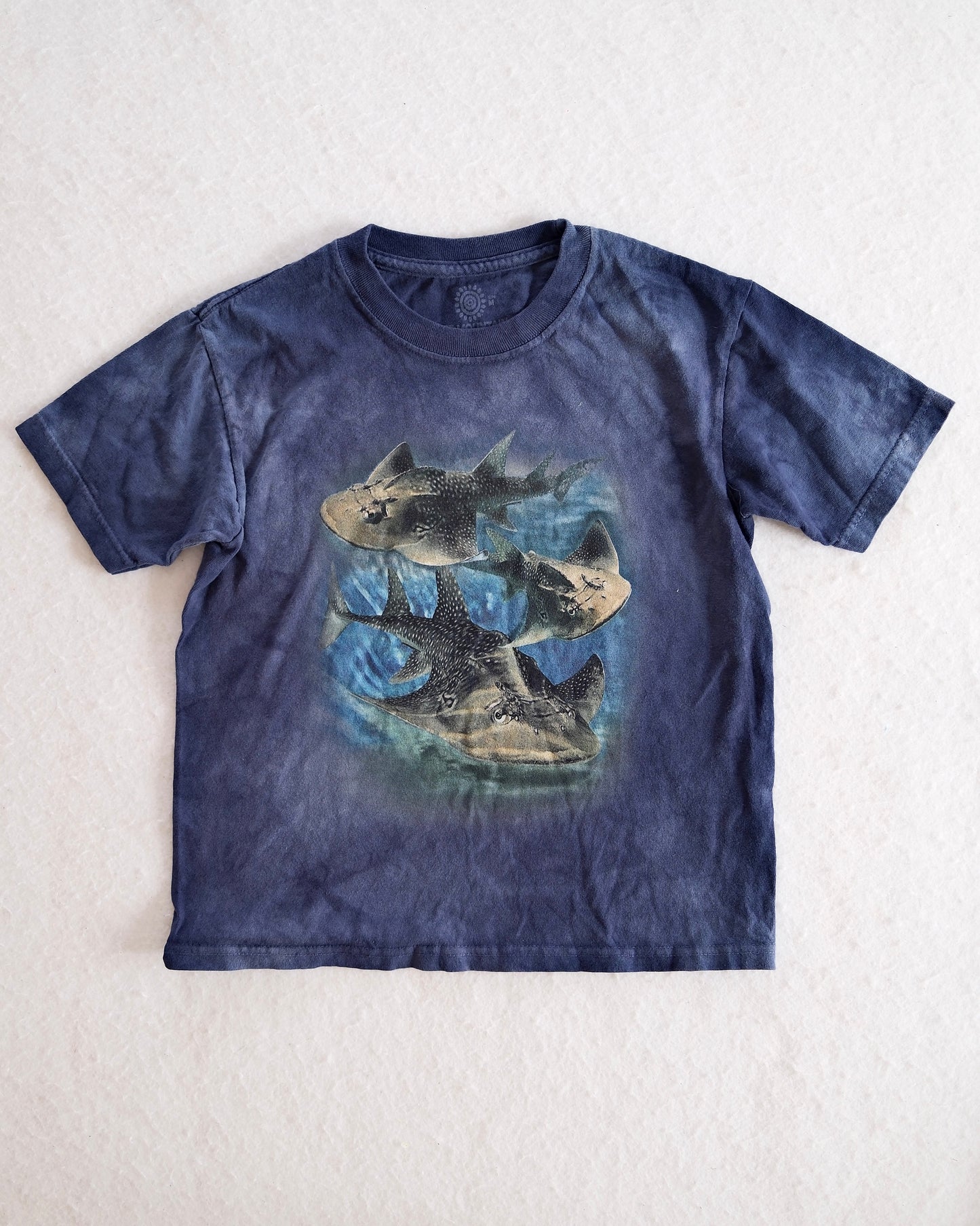 The Mountain Shark Graphic Kids T-Shirt: Youth Small