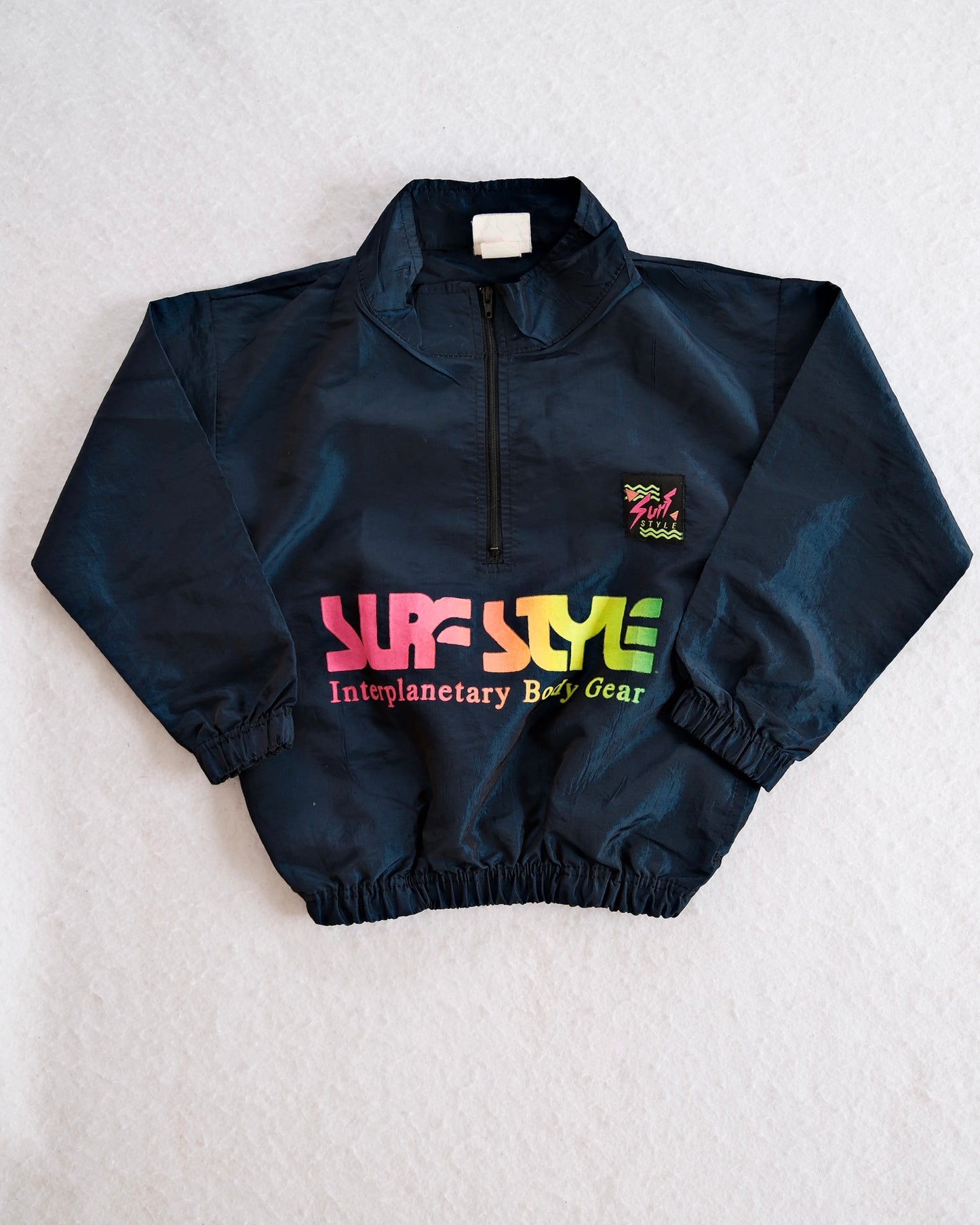 Vintage Surf Style Interplanetary Body Gear Kids Windbreaker Pullover: 2–4T