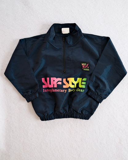 Vintage Surf Style Interplanetary Body Gear Kids Windbreaker Pullover: 2–4T - Yellow Clover Vintage Kids Clothes