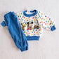 Vintage Disney Babies Mickey Donald Pluto Toddler Sweat Set: 6m