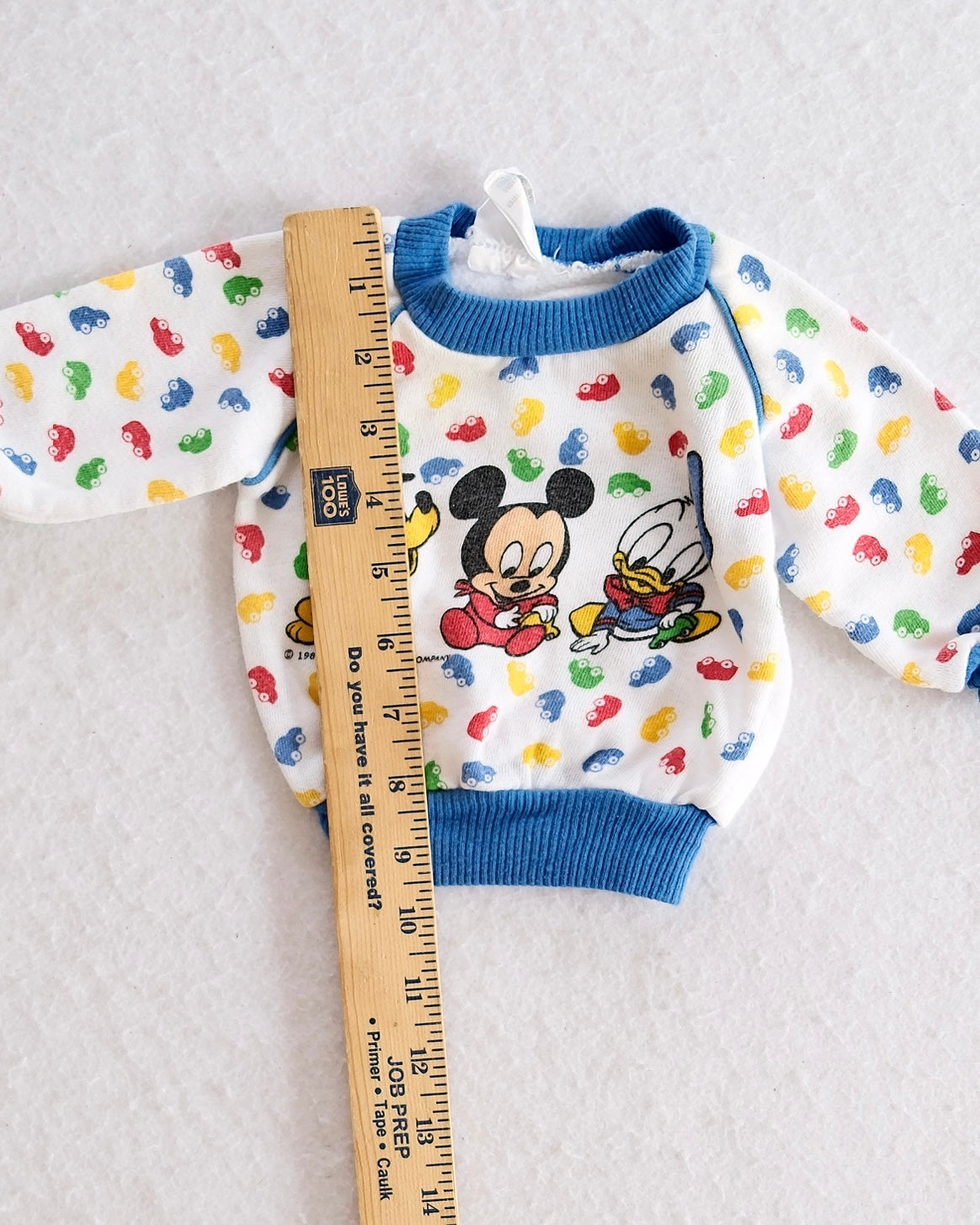 Vintage Disney Babies Mickey Donald Pluto Toddler Sweat Set: 6m