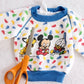 Vintage Disney Babies Mickey Donald Pluto Toddler Sweat Set: 6m