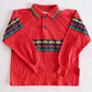 Vintage OshKosh Red Car Print Long Sleeve Toddler Polo Shirt: 4T