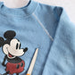 Vintage Disney Fashions Mickey Mouse Blue Kids Sweatshirt: 6y?