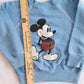 Vintage Disney Fashions Mickey Mouse Blue Kids Sweatshirt: 6y?
