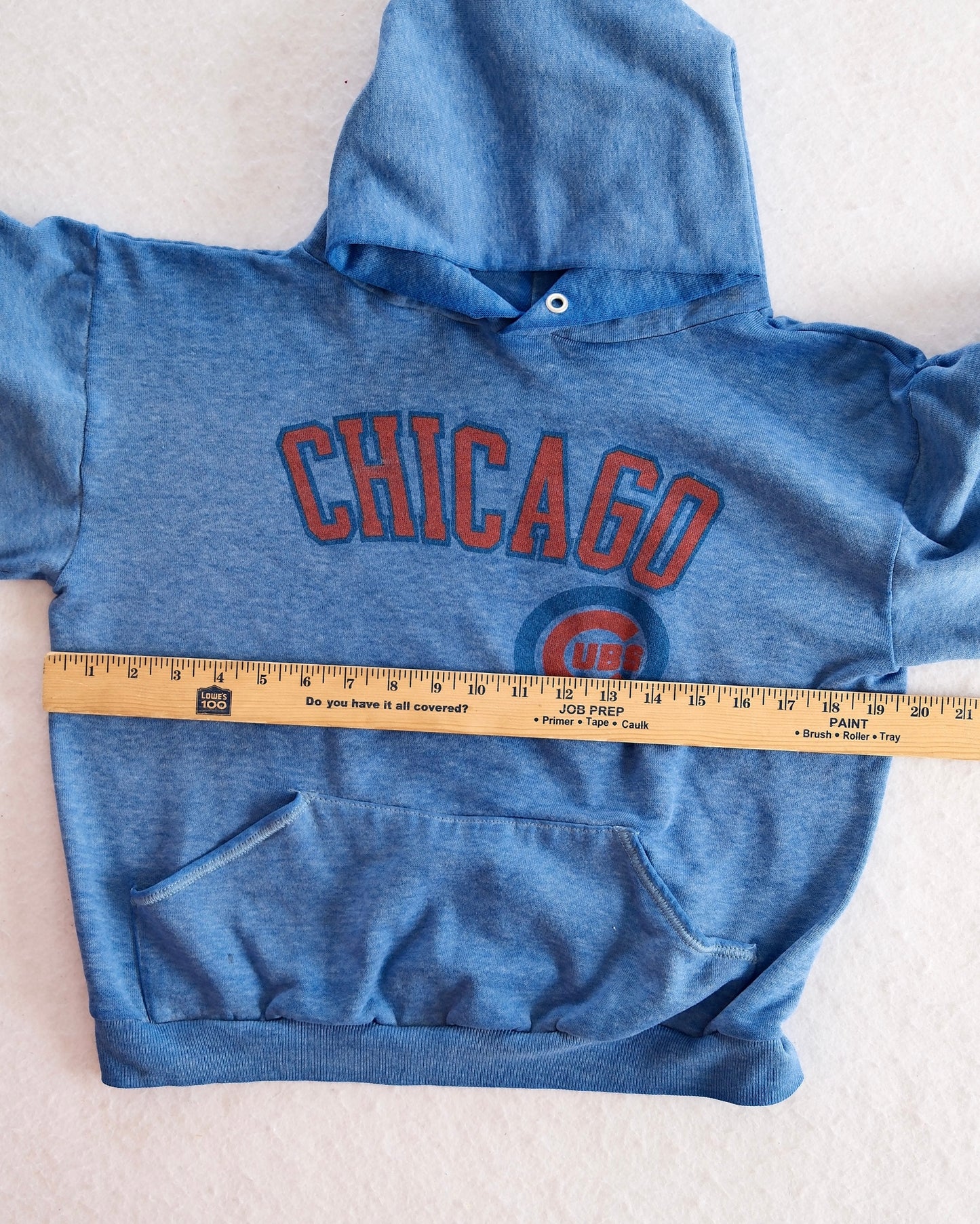 Vintage Chicago Cubs Blue Youth Hoodie: 12y?