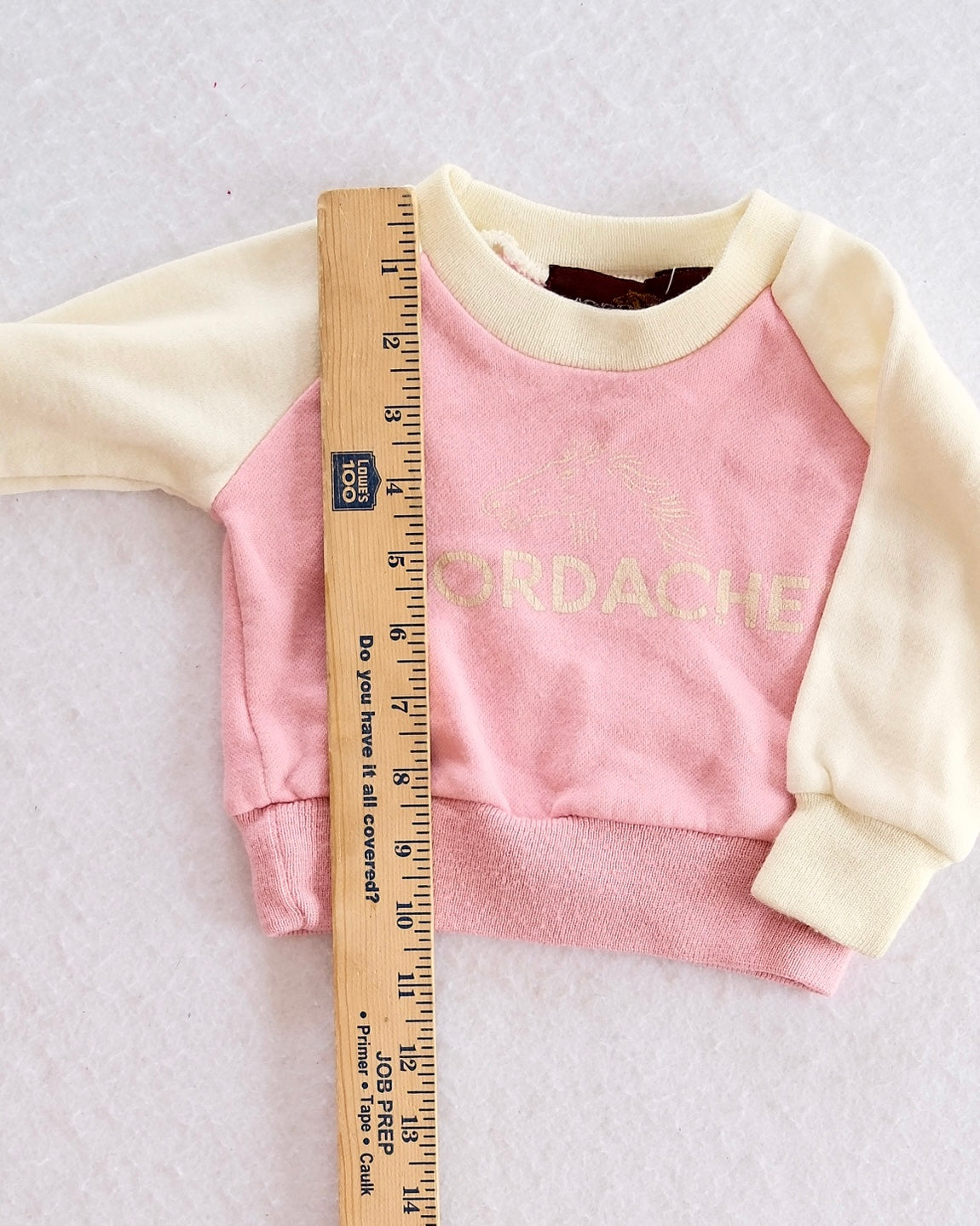 Vintage Jordache Pink Toddler Sweatshirt Set: 12/18m