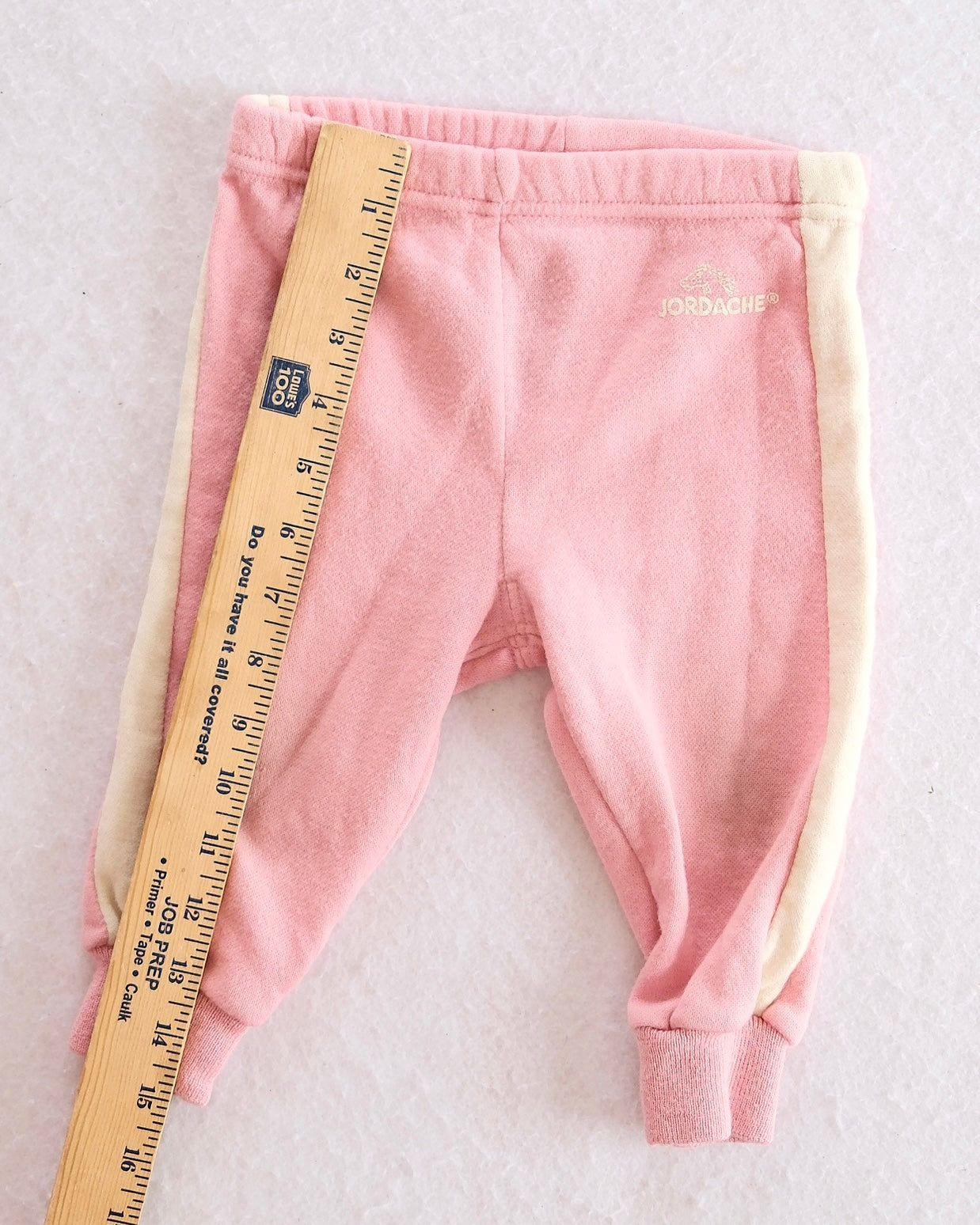 Vintage Jordache Pink Toddler Sweatshirt Set: 12/18m