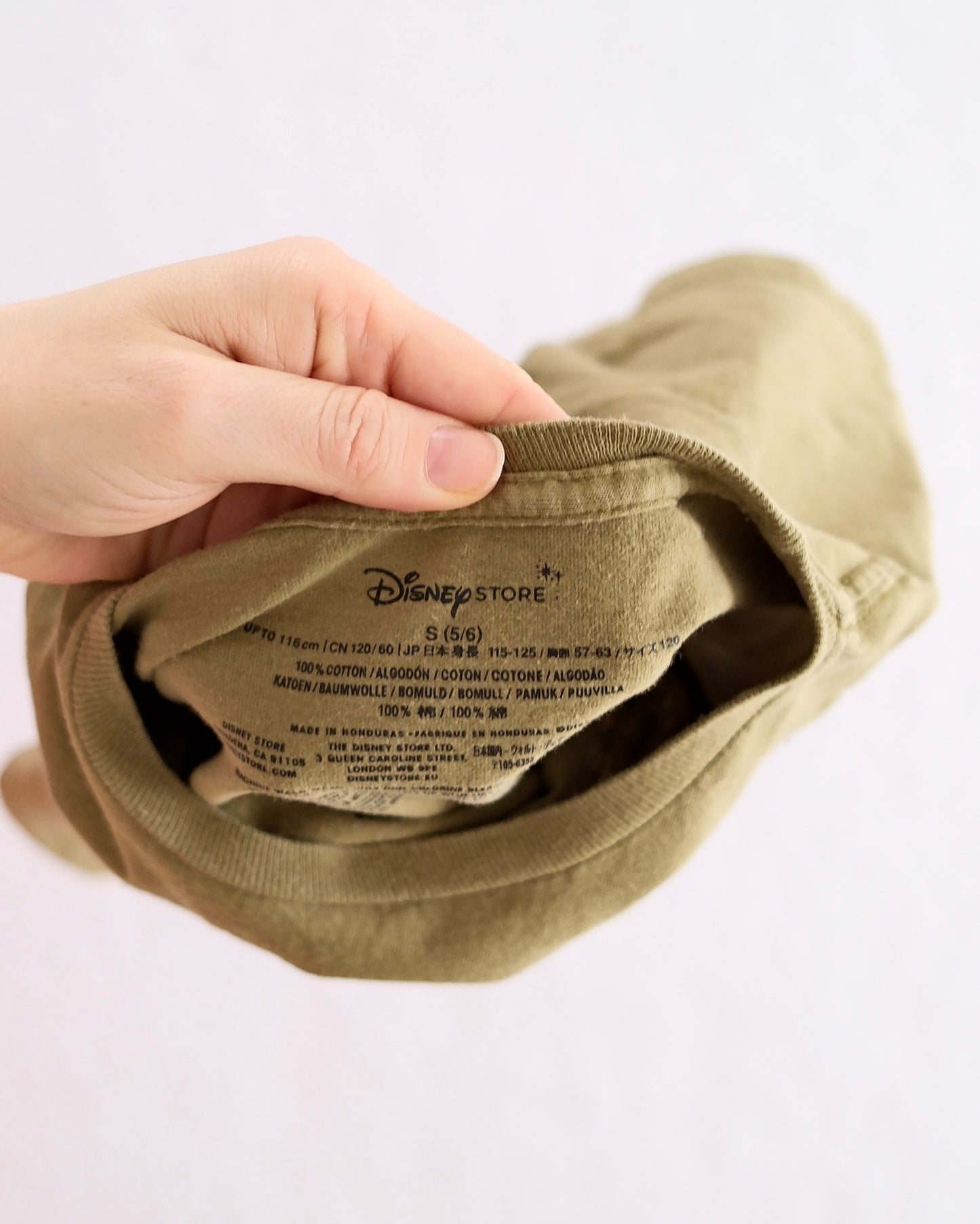 2010s Disney Store Toy Story “Toys in Action” Olive Green Kids T-Shirt: 5/6