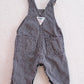 Vintage OshKosh B’gosh Navy & White Stripe Overalls: 3/6m