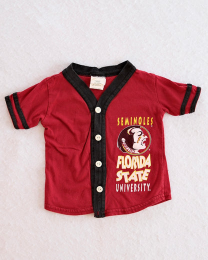 Vintage Florida State Seminoles Jersey Tee: 18m - Yellow Clover Vintage Kids Clothes