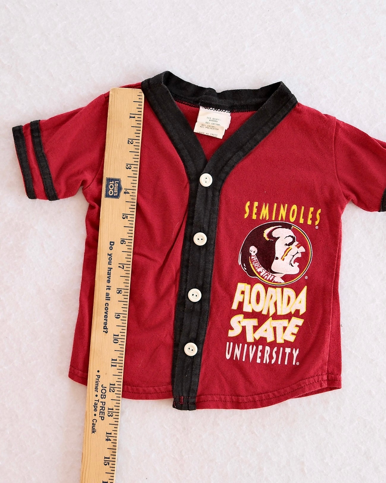 Vintage Florida State Seminoles Jersey Tee: 18m