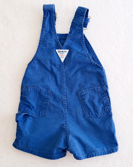 Vintage OshKosh B'Gosh Toddler Blue Shortalls: Size 3T