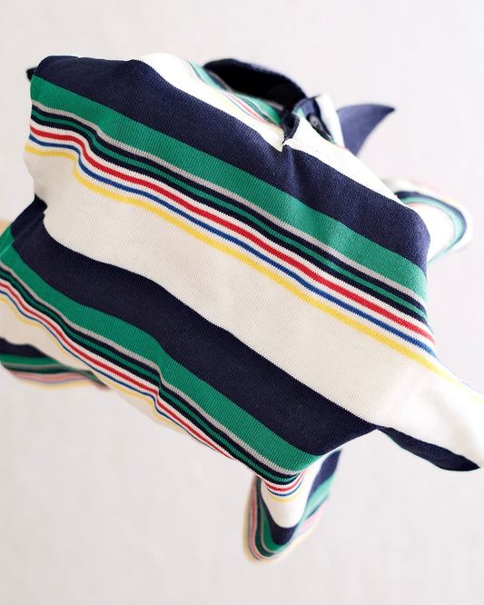 Vintage Healthtex Kids Striped Polo Shirt: Size 5/4T fit