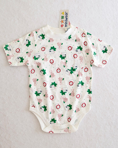 Vintage Miniwear Baby Safari Animal Bodysuit: Size 24 Months