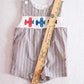 Vintage Samara Smocked Airplane Baby Romper: 24m - Yellow Clover Vintage Kids Clothes