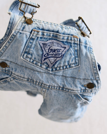 Vintage Guess Light Wash Overalls: 9m