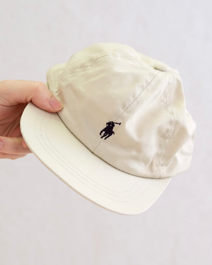 Y2K Ralph Lauren Baby Khaki Baseball Cap: Infant One Size