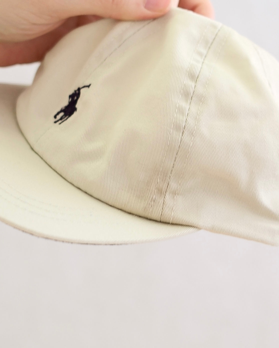 Y2K Ralph Lauren Baby Khaki Baseball Cap: Infant One Size