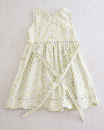 Y2K Laura Ashley Toddler Girls Yellow Floral Dress: Size 3T