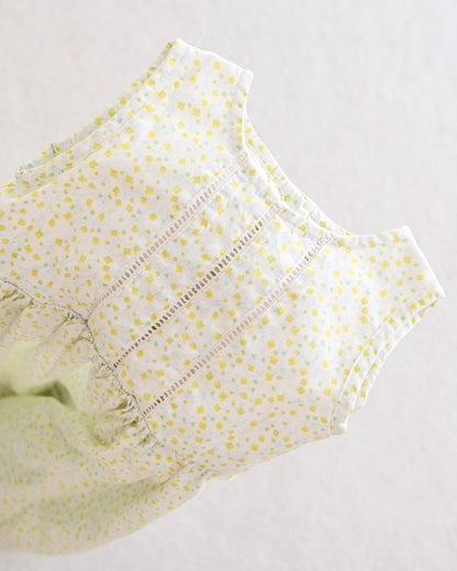 Y2K Laura Ashley Toddler Girls Yellow Floral Dress: Size 3T