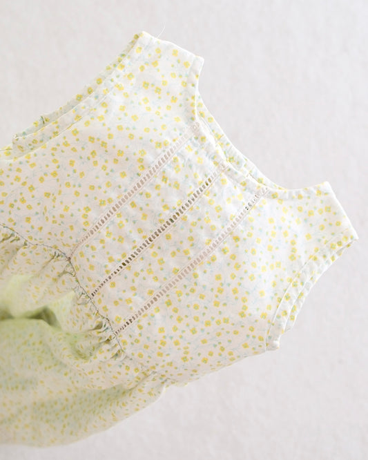Y2K Laura Ashley Toddler Girls Yellow Floral Dress: Size 3T
