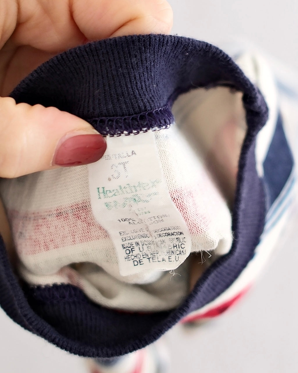 Vintage Healthtex Striped Air Support Long Sleeve Tee: 3T