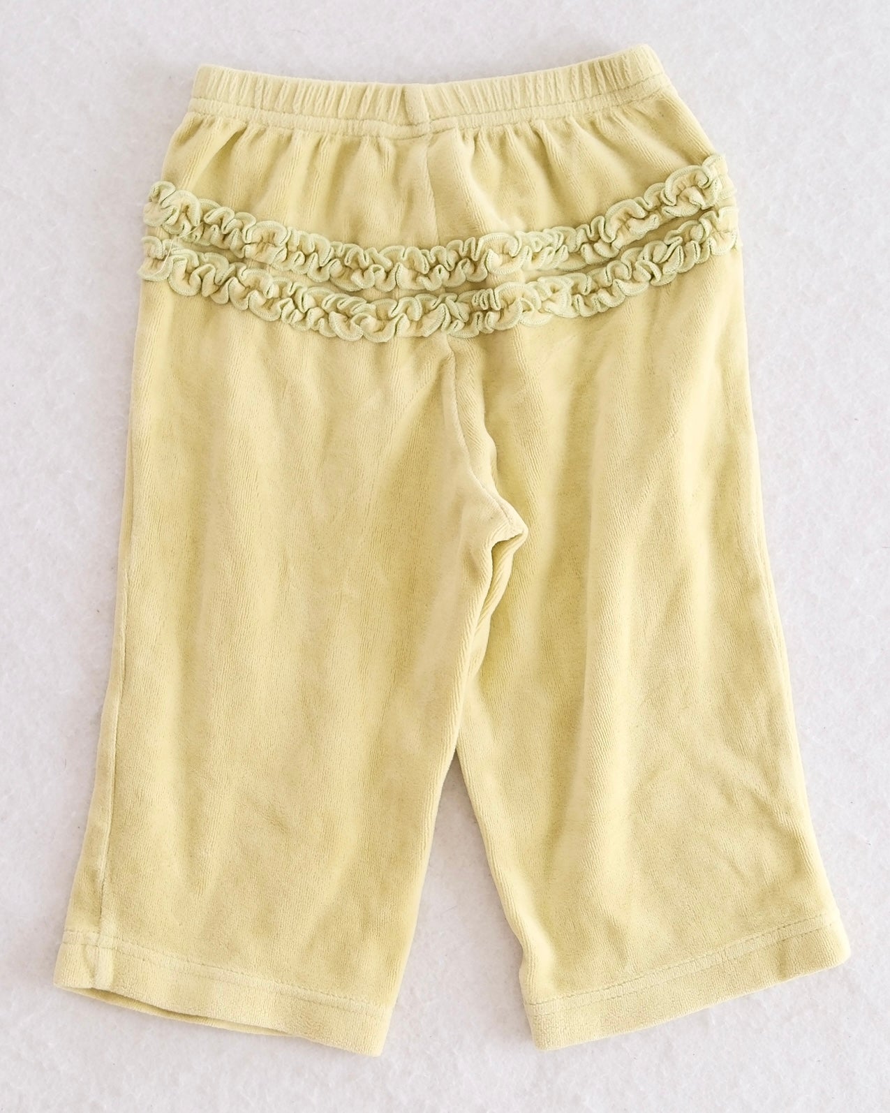 Vintage Gymboree 2006 Wooly Pals Bodysuit and Velour Hoodie Set Outfit: 24m - Yellow Clover Vintage Kids Clothes