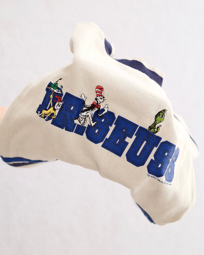 Vintage Dr. Seuss Embroidered Ringer Tee: 6y?