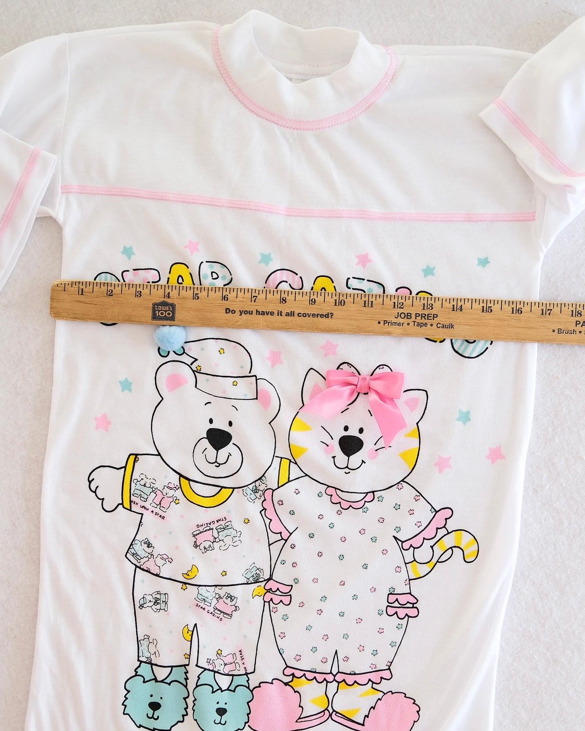 Vintage Jackie's Girls Star Gazing Nightshirt: 8y