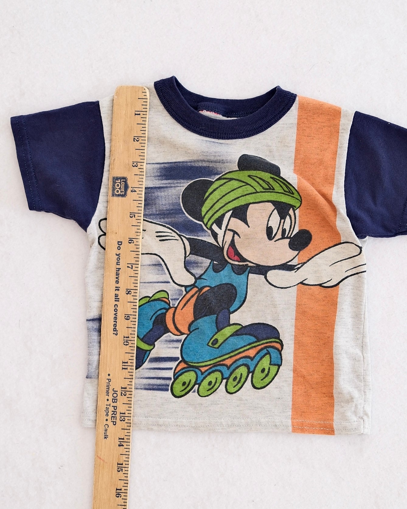 Vintage Mickey Rollerblade Tee: 2T
