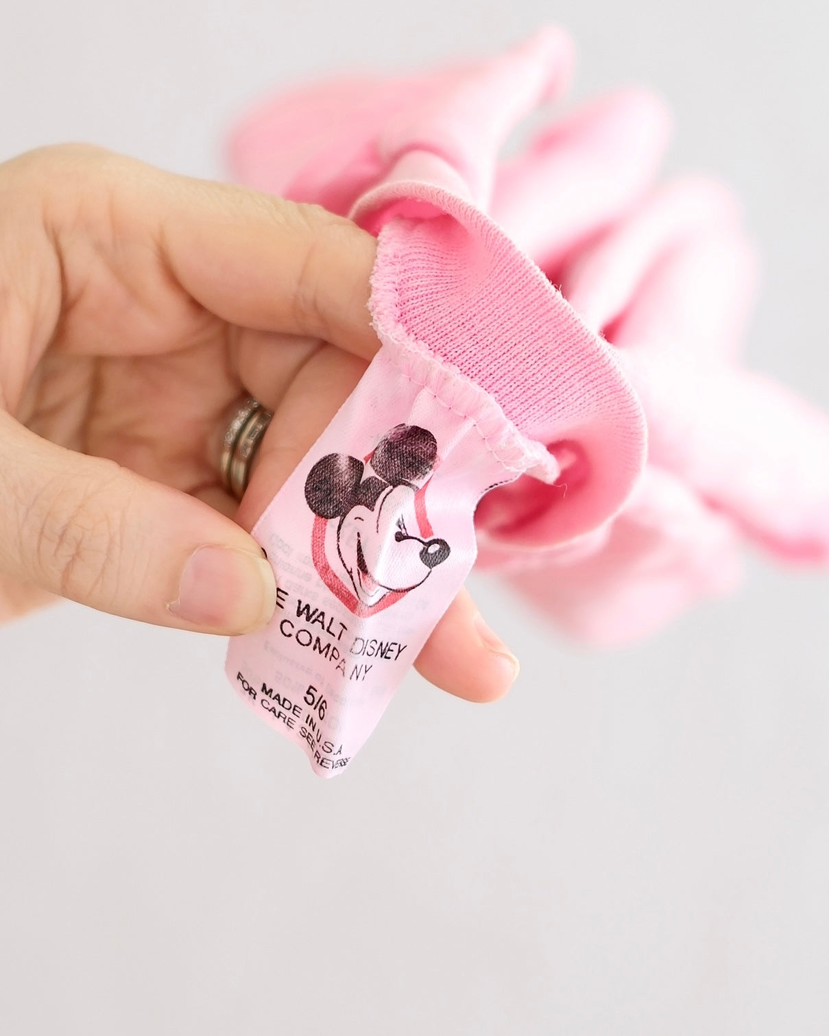 Vintage Disney Pink Mickey Sunglasses Tee: Size 5/6