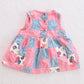 Y2K OshKosh Pink & Blue Patchwork Gingham Dress: 3m - Yellow Clover Vintage Kids Clothes